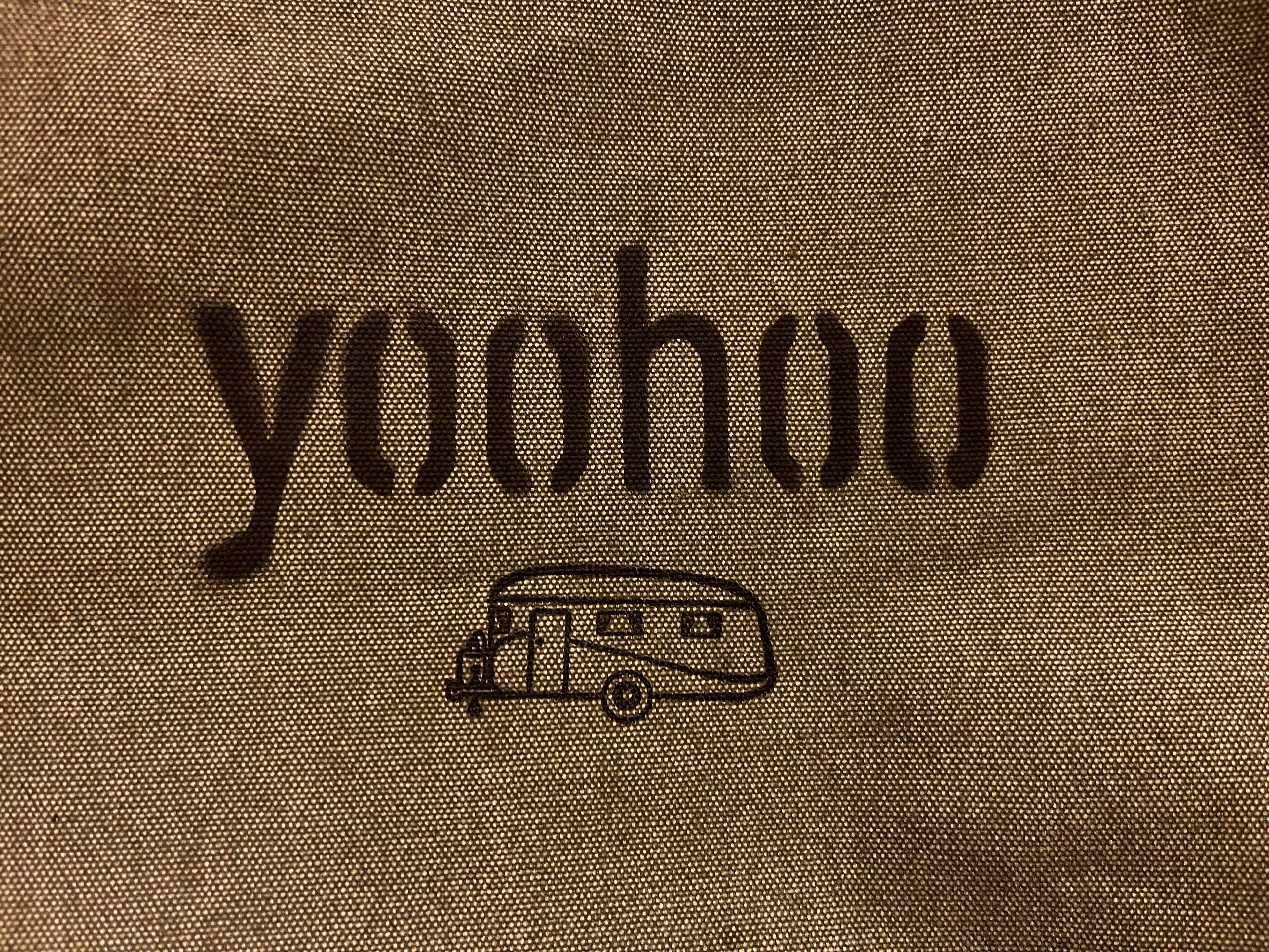 Recycled Caravan Annex Canvas Aprons