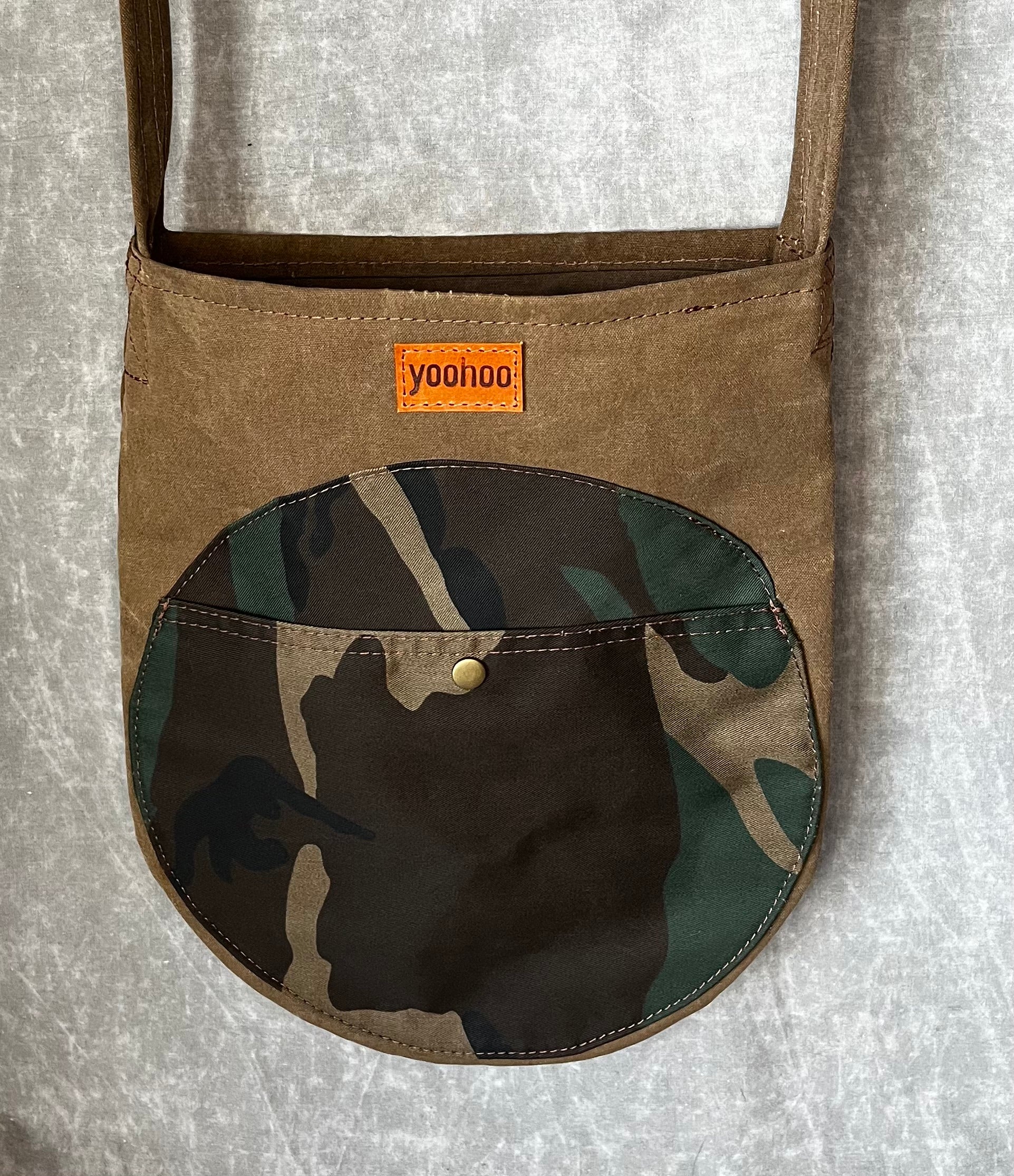 Recycled Brown Canvas Tote Bag