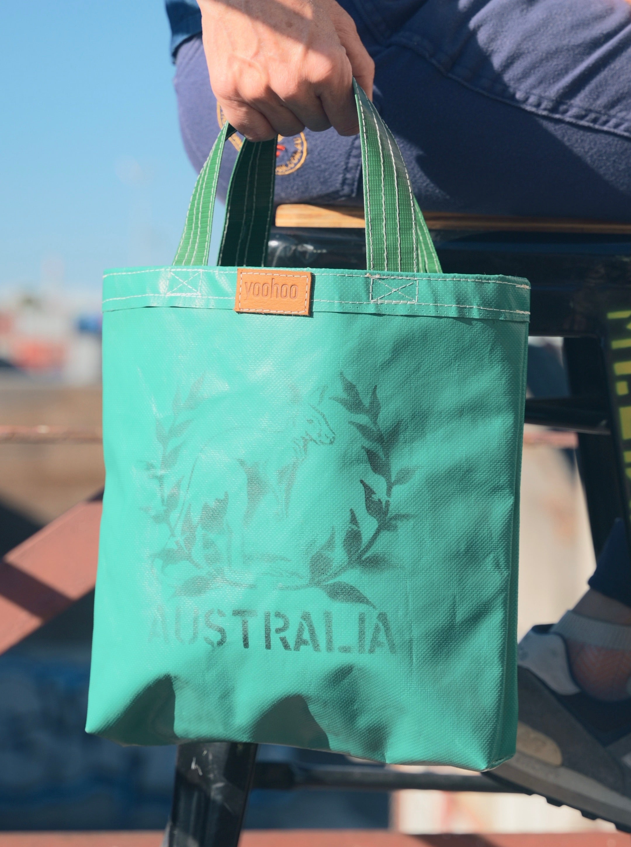 Recycled Swag Waterproof Tarp Tote
