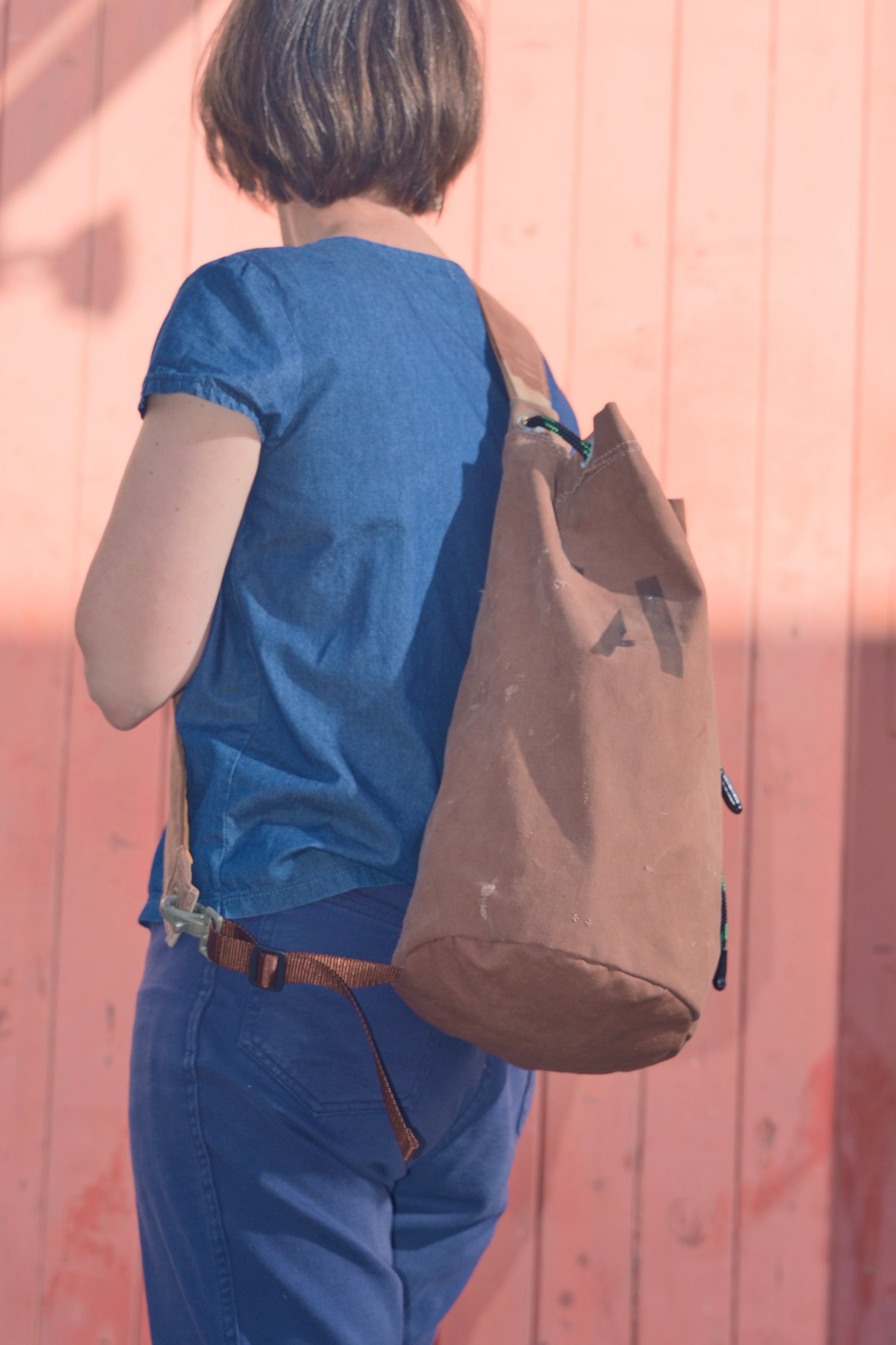 Recycled Tent Canvas Duffle Bag